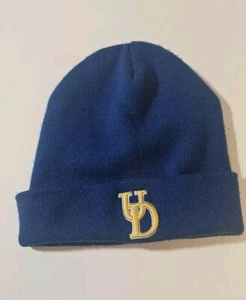 University Of Delaware Fightin Blue Hens Knit Hat Cap Raised Logo Blue One Size - Picture 1 of 3