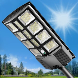 10000LM LED Solar Flood Light Motion Sensor Security Yard Street Outdoor Lamp AU - Picture 1 of 15