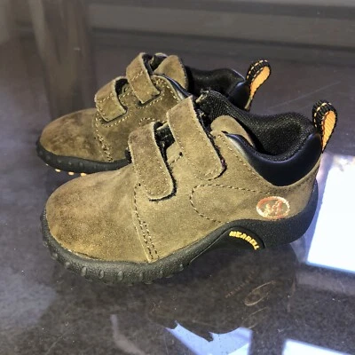 MERRELL SPRINT hook and loop closure JR KANGAROO/BOA GREY SIZE 4 NEW LL - Image 1 of 4