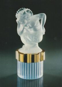 Carte publicitaire format carte postale - Parfums  Lalique recto verso