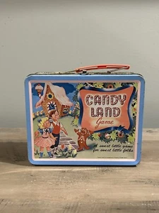 Scatola pranzo vintage Candy Land Game dolce metallo - Hasbro - 1998 - Foto 1 di 7