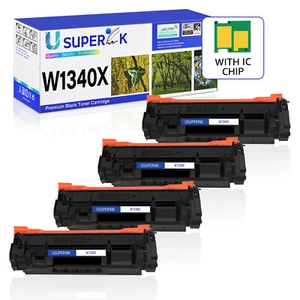 4PK W1340X Cartouche de toner avec puce compatible avec HP 134X M209dw MFP M234sdn M234sdw - Photo 1/24