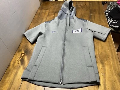 Nike TCU On-Field College Showout Short Sleeve Hoodie CQ5338-050 Men's Medium - Image 1 of 4