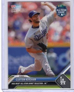 Topps Now 2023 Clayton Kershaw All Star Game Los Angeles Dodgers #ASG-CK - Bild 1 von 2