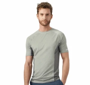 Sea-Doo Men’s Rash Guard Swim Shirt UV Protection Gray NEW - Picture 1 of 3