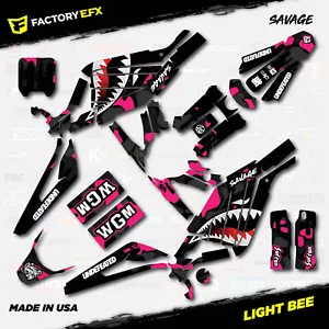 Black Pink Camo Savage Racing Graphic kit fit Sur-Ron Light Bee All Year Surron - Foto 1 di 2