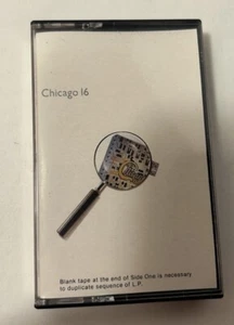 Chicago, Chicago 16 (Audio Cassette Tape, 1982) White Cart, Made In USA - Imagen 1 de 5