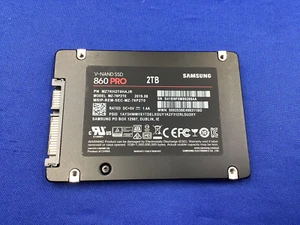 MZ-76P2T0  Samsung 860 Pro 2TB 2.5" SATA III 3D NAND SSD MZ7KH2T0HAJR - Picture 1 of 2