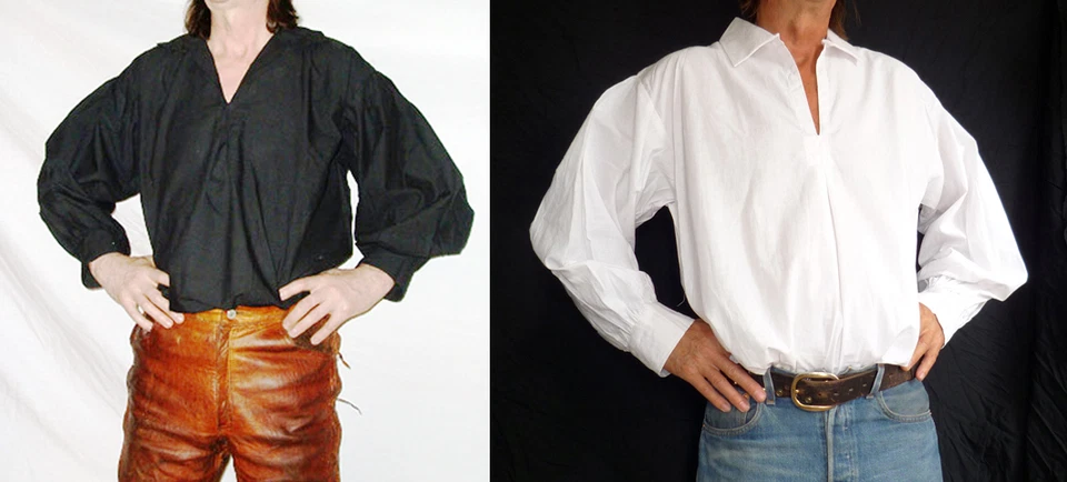 Camisa de algodón pirata/esgrima/estrella de rock/Morris, gótica, Rocabilly, disfraz, nueva Foto 1 de 1