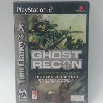 Tom Clancy's Ghost Recon PS2 Sony PlayStation 2 Black Label Brand New Sealed - Image 1 of 4