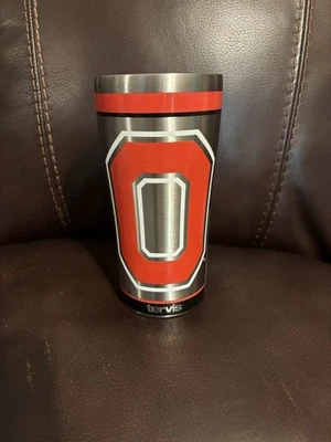 Vaso Tervis Ohio State Buckeyes 20 OZ acero inoxidable nuevo Foto 1 de 4