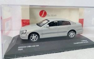 Kyosho J Collection, 1/43 Nissan Cima 450 VIP, 1 Of 1008, Champagne Silver L New - Picture 1 of 14