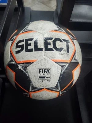 Select Super Match Ball Talla 5 Blanco/Negro/Naranja -USADO- Foto 1 de 4