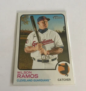 2022 Topps Heritage Wilson Ramos (Campos) Card # 407 SP Cleveland Guardians - Picture 1 of 2