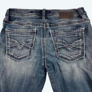 BKE Jake Straight Leg Herren 33 x 30 Jeans Stretch Medium Wash Blau Denim - Bild 1 von 14