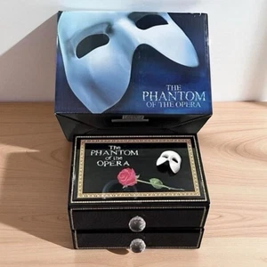 Phantom of the Opera Mask & Rose Musical Box The San Francisco Music Box Company - Picture 1 of 10