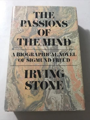 SIGNED Irving Stone THE PASSIONS OF THE MIND HCDJ 1st Ed 1971 - Image 1 of 4