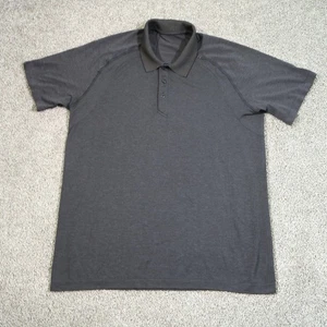Lululemon Shirt Mens Large Athletic Lightweight Live In Practice Metal Vent Polo - Picture 1 of 12