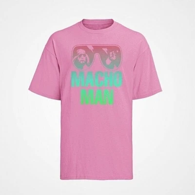 Camiseta rosa Macho Man Randy Savage para hombre Foto 1 de 4