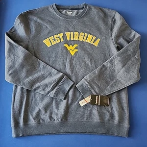 West Virginia Mountaineers XL Men's Captivating Pullover Sweatshirt Blue  - Picture 1 of 6