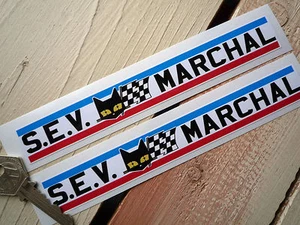 Par de pegatinas SEV Marchal GT40 Ligier Jaguar Le Mans 24 horas 7 pulgadas 180 mm - Imagen 1 de 1