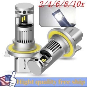 H13 9008 LED Headlight High Low Beam bulb Super Bright White 30000LM Canbus 2/4X - Picture 1 of 20