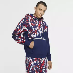 Nike Throwback Men's Basketball Pullover Hoodie Sweatshirt CK6368-492 Sz XXL - Picture 1 of 3