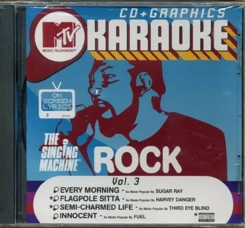 Karaoke MTV Rock Vol. 3 2002 by Harvey Danger Sugar Ray Third Eye Blind Fuel