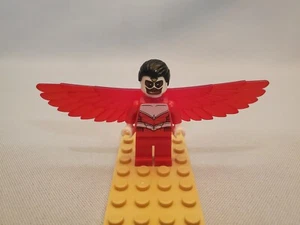 LEGO Marvel Avengers Falcon (Rosso) SOLO MINIFIGURE dal set #76018 - (sh099) - Foto 1 di 2