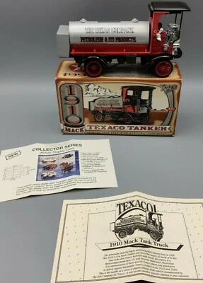 ERTL 1995 TEXACO 1910 Mack Tanker Banco de Monedas de Colección #12 Metal Fundido a Presión Nuevo con Caja Foto 1 de 4