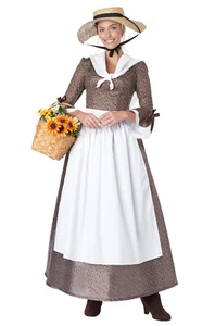 Brand New American Colonial Dress Historical Adult Costume - Picture 1 of 2