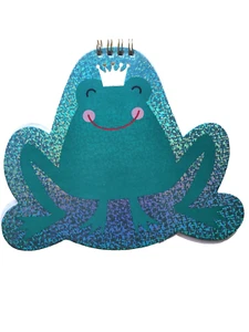 Novelty frog spiral bound notebook jotter pad - Picture 1 of 2