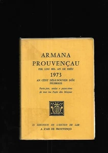 Armana Reviews 1973 Edicioun L'Escolo Of Lar A Z ' Ais of Prouvenço Ref E27H - Picture 1 of 12