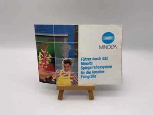 Minolta Earlier Through The Minolta SLR System For Photography Brochure German - Picture 1 of 1