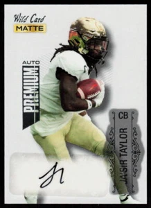 2022 Wild Card Matte Ja'Sir Taylor #MB-A FOOTBALL Wake Forest Demon Deacons AU - Picture 1 of 2