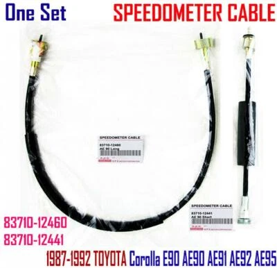 FOR Toyota Corolla E90 AE90 91 AE92 AE95 speedo meter cable One set speedometer  Foto 1 de 4
