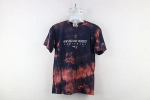 Vintage Reebok Boys Medium Acid Wash New England Patriots Football T-Shirt Blue - Picture 1 of 12