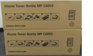2 X  GENUINE Ricoh MP C2003  C3003 C3503 C4503 C5503 C6003 Waste bottle D2426400 - Picture 1 of 1