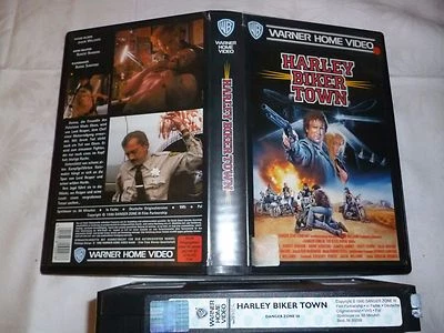 HARLEY BIKER TOWN Freundin von Polizist ermordet FSK frei ab 18 Jahre  VHS gebr. - Bild 1 von 4