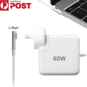 60W Charger For Apple MacBook Pro 13" A1278 Magsafe 1 L Shape AC Adapter Laptop - Picture 1 of 6