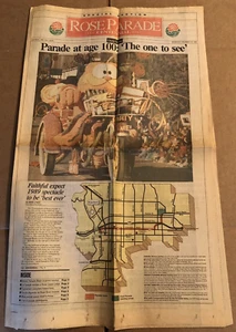 1988 ROSE PARADE Centennial - Shirley Temple - Vintage Zeitungsbeilage - Bild 1 von 6