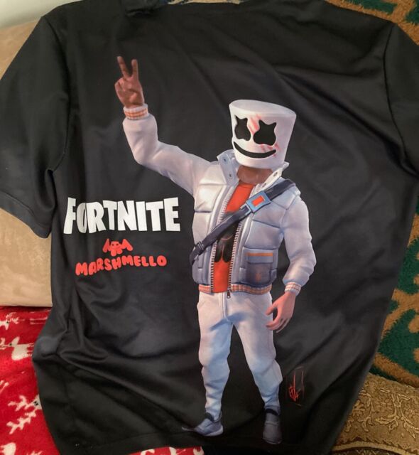 Fortnite Epic Games Black Hologram Genuine Seal T-SHIRT SHORT SLEEVE Mens  Tees