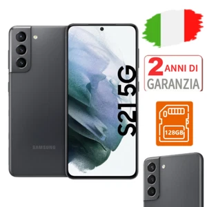NUOVO Samsung Galaxy S21 5G 128GB Nero 💎Garanzia 24 MESI 💎Originale - Zdjęcie 1 z 7