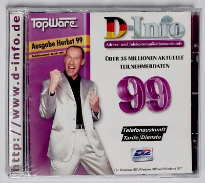 D-Info Adress- und Telekommunikationsauskunft Ausgabe Herbst 99 ✰NEU & OVP✰ - Bild 1 von 2