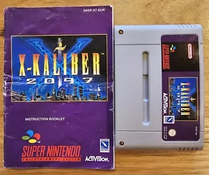 Calibre X 2097 Con Manual GC Super Nintendo SNES PAL -PROBADO- Funciona - Imagen 1 de 5