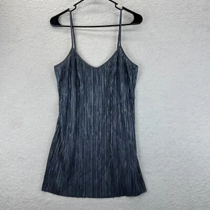 Victoria's Secret Women's Gray Foil Cami Night Slip Lingerie Dress Size S 2018 - Picture 1 of 7
