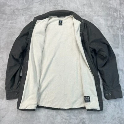 Kuhl Joyrydr Shirt Mens Size M Grey Sherpa Lined Shacket - Image 1 of 4