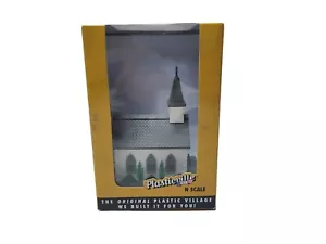 Bachmann Plasticville N Pre-Built Country Church 45815 NEW - Picture 1 of 5