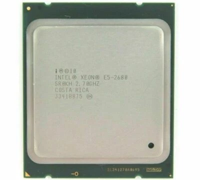 Intel Xeon Processor E5-2680 CPU 2.7G Serve LGA 2011 SROKH C2 8 Core - Image 1 of 2