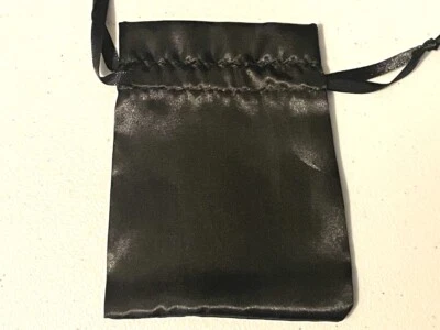 (PAQUETE DE 10) BOLSAS DE SATÉN suaves favor de fiesta boda regalo envoltura joyería cordón bolsa Foto 1 de 4